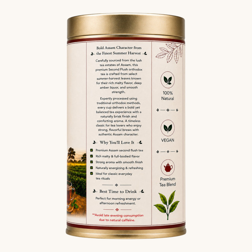 Assam Black Orthodox Tea ( 2nd Flush)