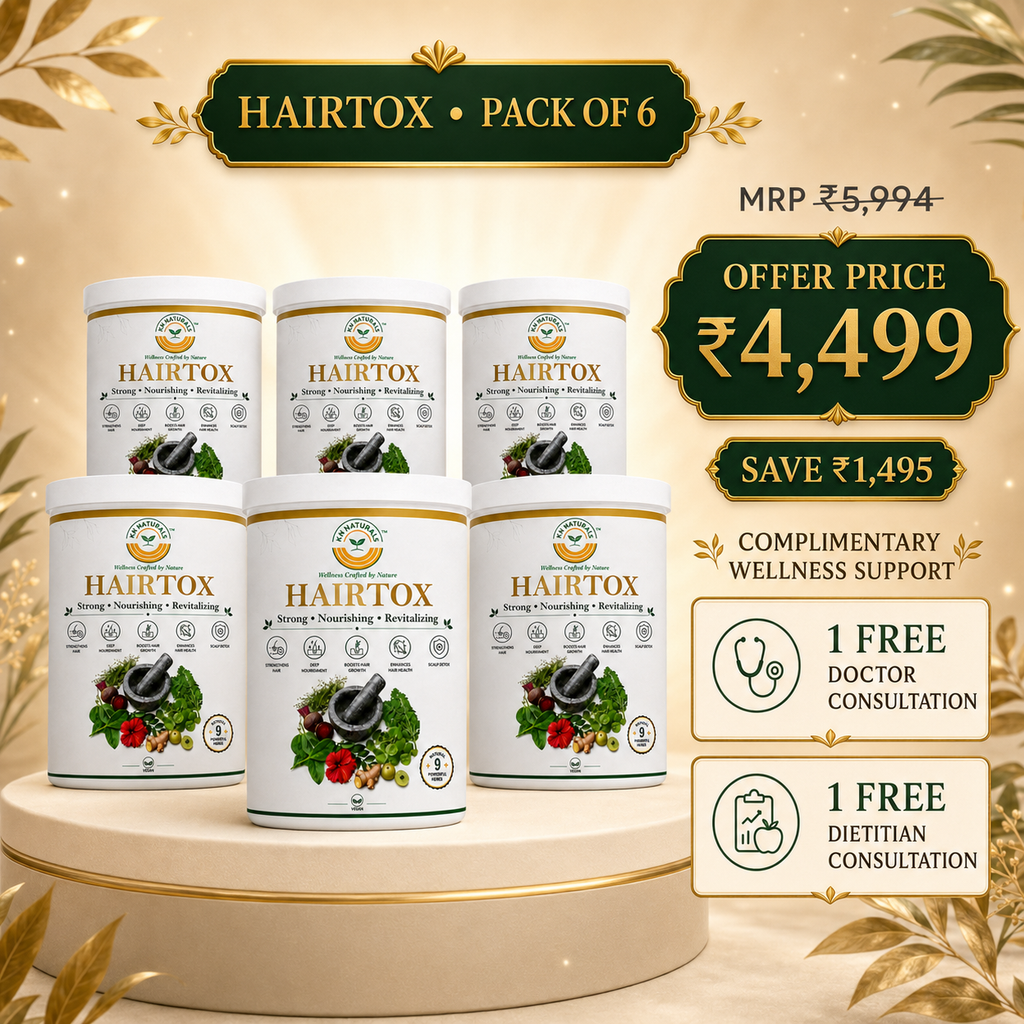 HairRoyal (Pack of 6 Hairtox) with  two complimentary expert consultations.